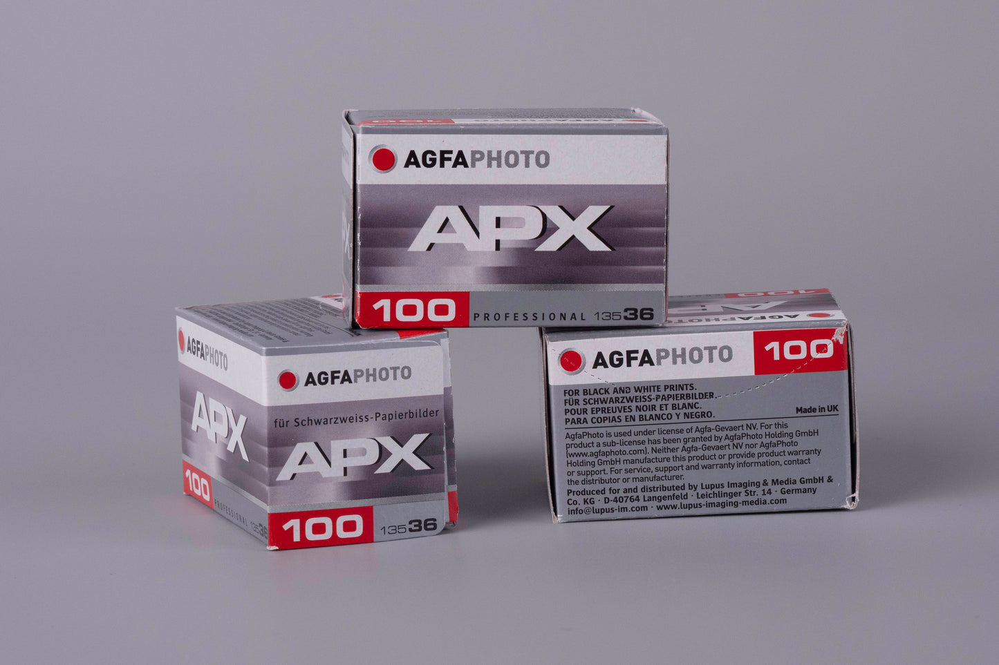 AgfaPhoto APX 100 Professional 135-36 Schwarzweiß Kleinbildfilm
