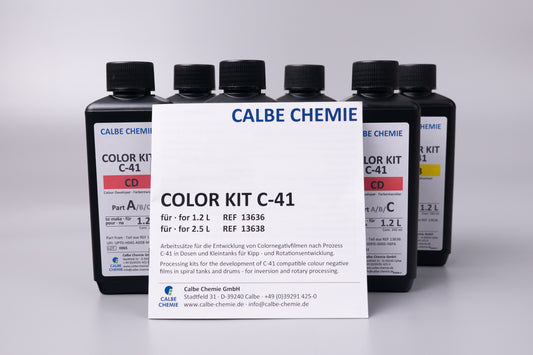 Calbe C-41 Farbfilm-Entwicklungsset für 1,2 Liter Arbeitslösung